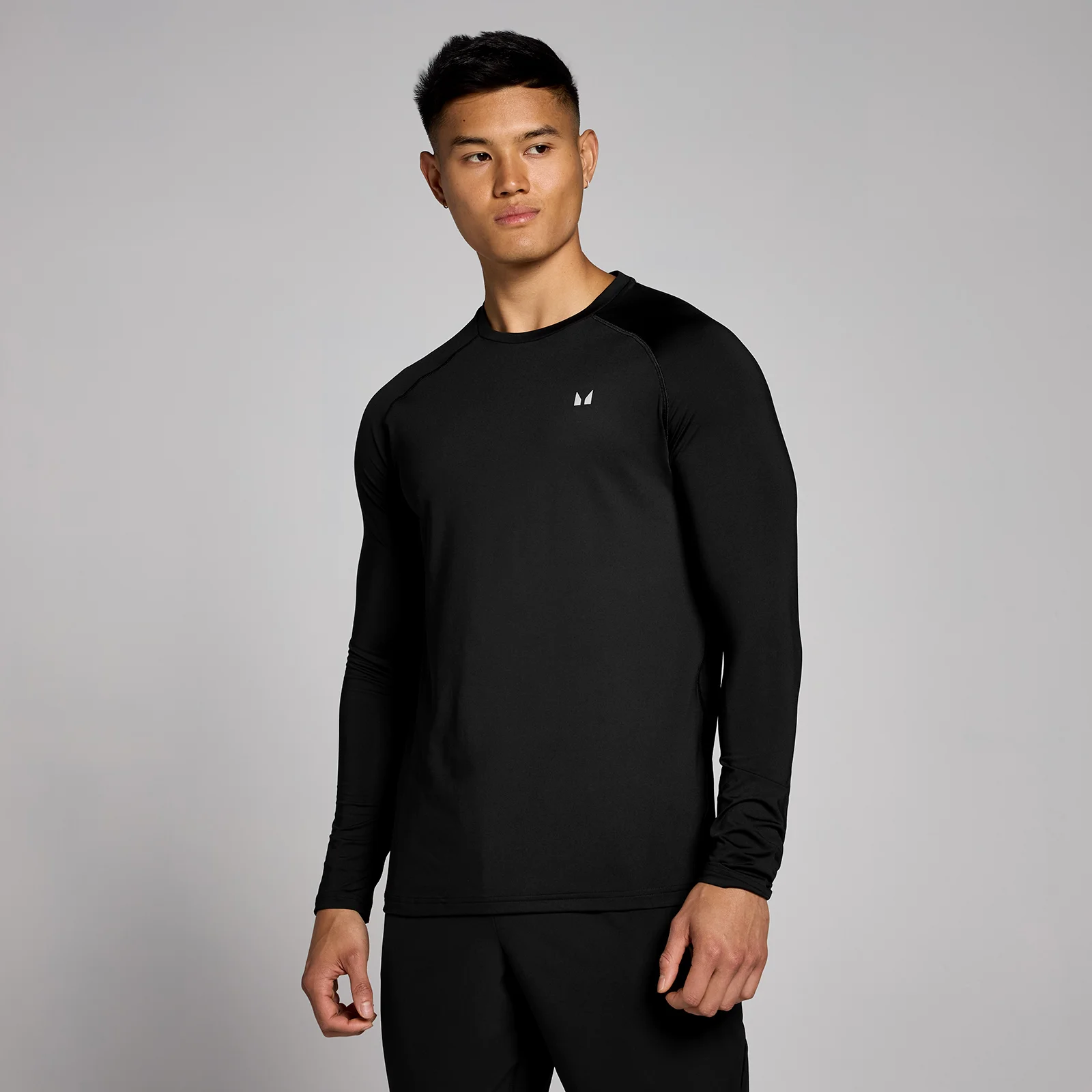 MP Men's Training Long Sleeve T-Shirt - Black - L Image 1