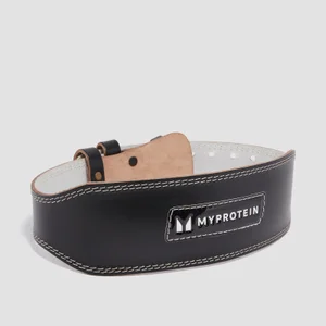 Myprotein Leather Lifting Belt - Black - Size Small (23-32 Inch)