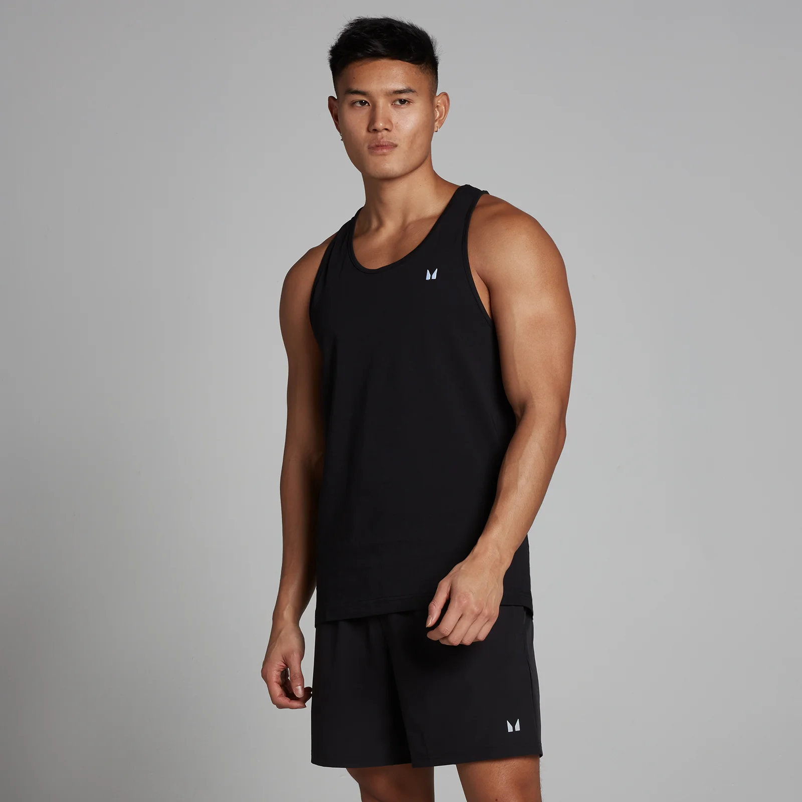 MP Men's Cotton Vest - Black - L Image 1