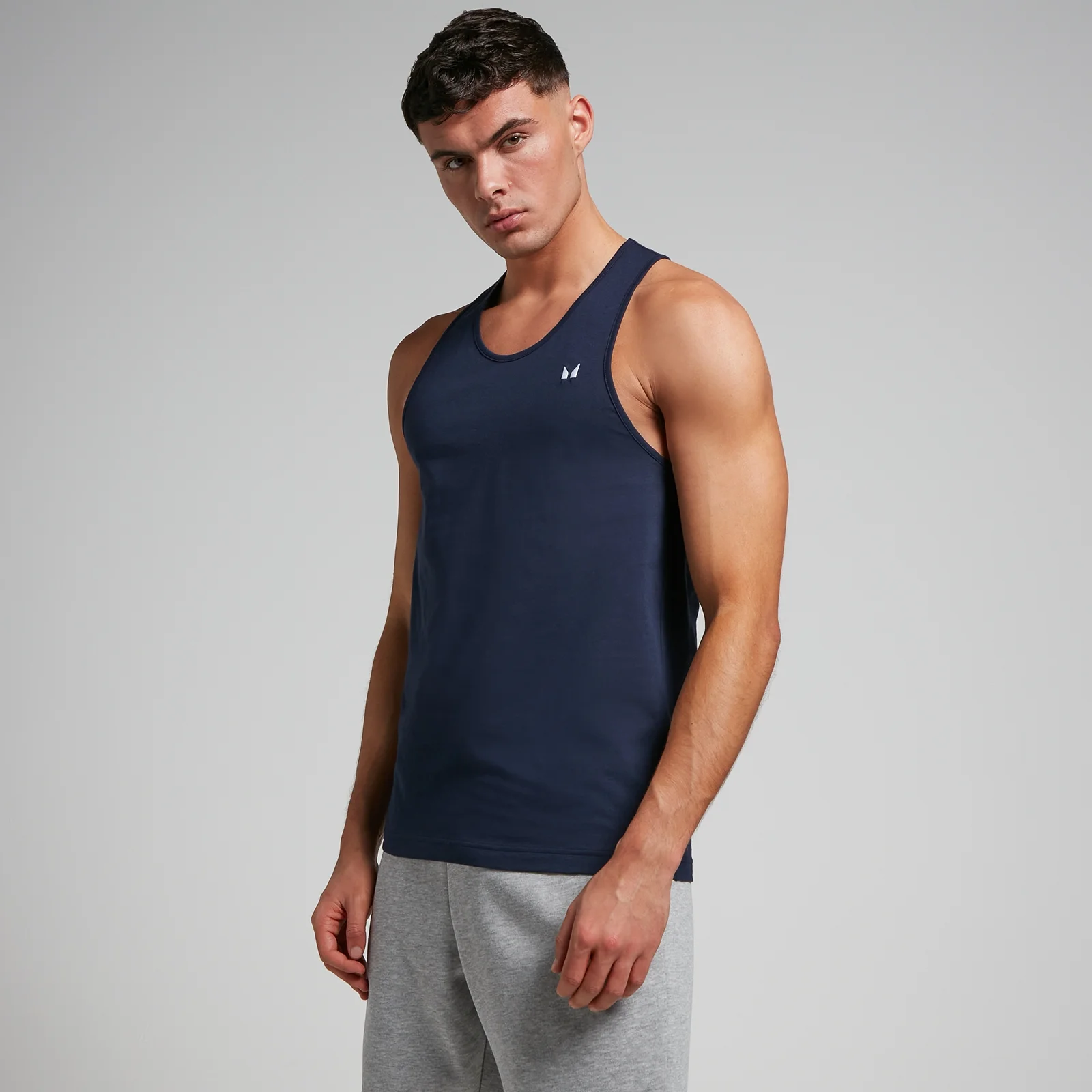 MP Men's Cotton Vest - Navy - XS Image 1