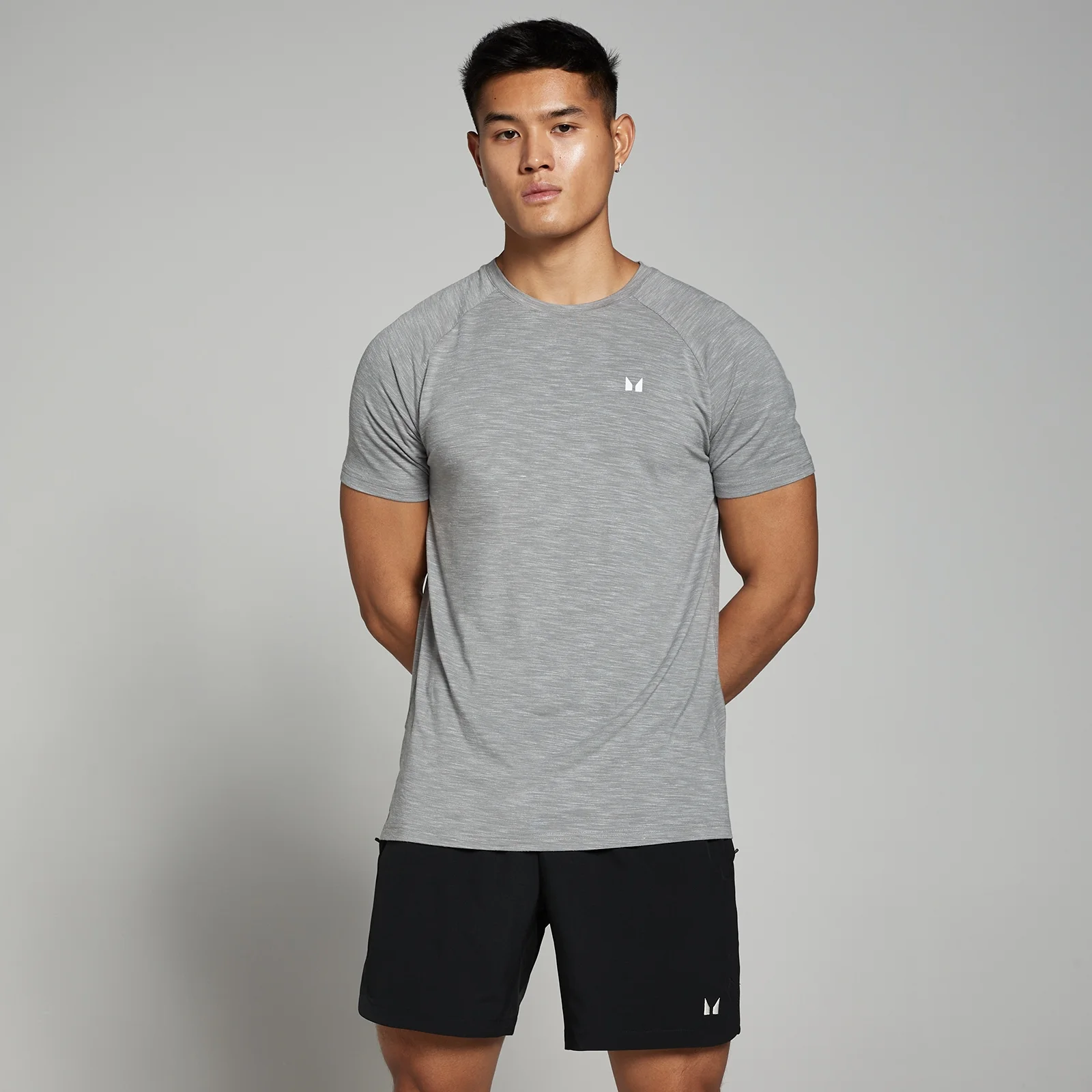 MP Men's Performance Short Sleeve T-Shirt - Chrome Marl - XS Image 1