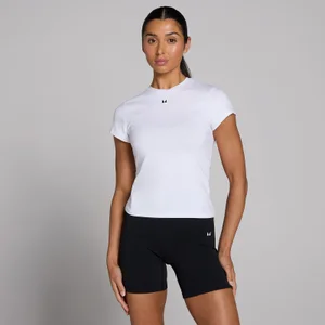 MP Women's Basics Body Fit Short Sleeve T-Shirt - White - Size S