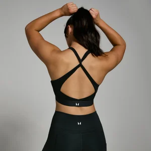MP Women's Power Cross Back Sports Bra - Black - Size XS
