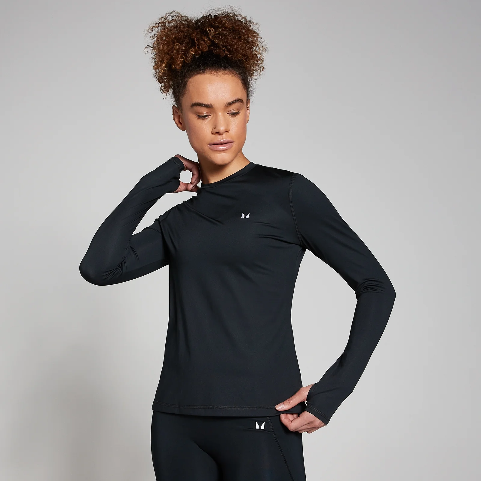 MP Women's Training Long Sleeve T-Shirt - Black - M Image 1