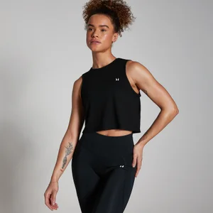 MP Women's Training Cropped Vest - Black - Size S