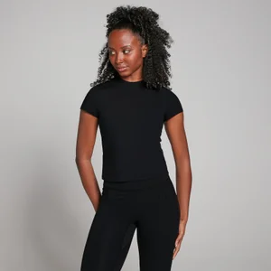 MP Women's Tempo Body Fit Short Sleeve T-Shirt - Black - Size XS