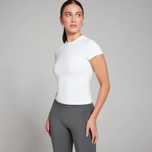 MP Women's Tempo Body Fit Short Sleeve T-Shirt - White - Size XS