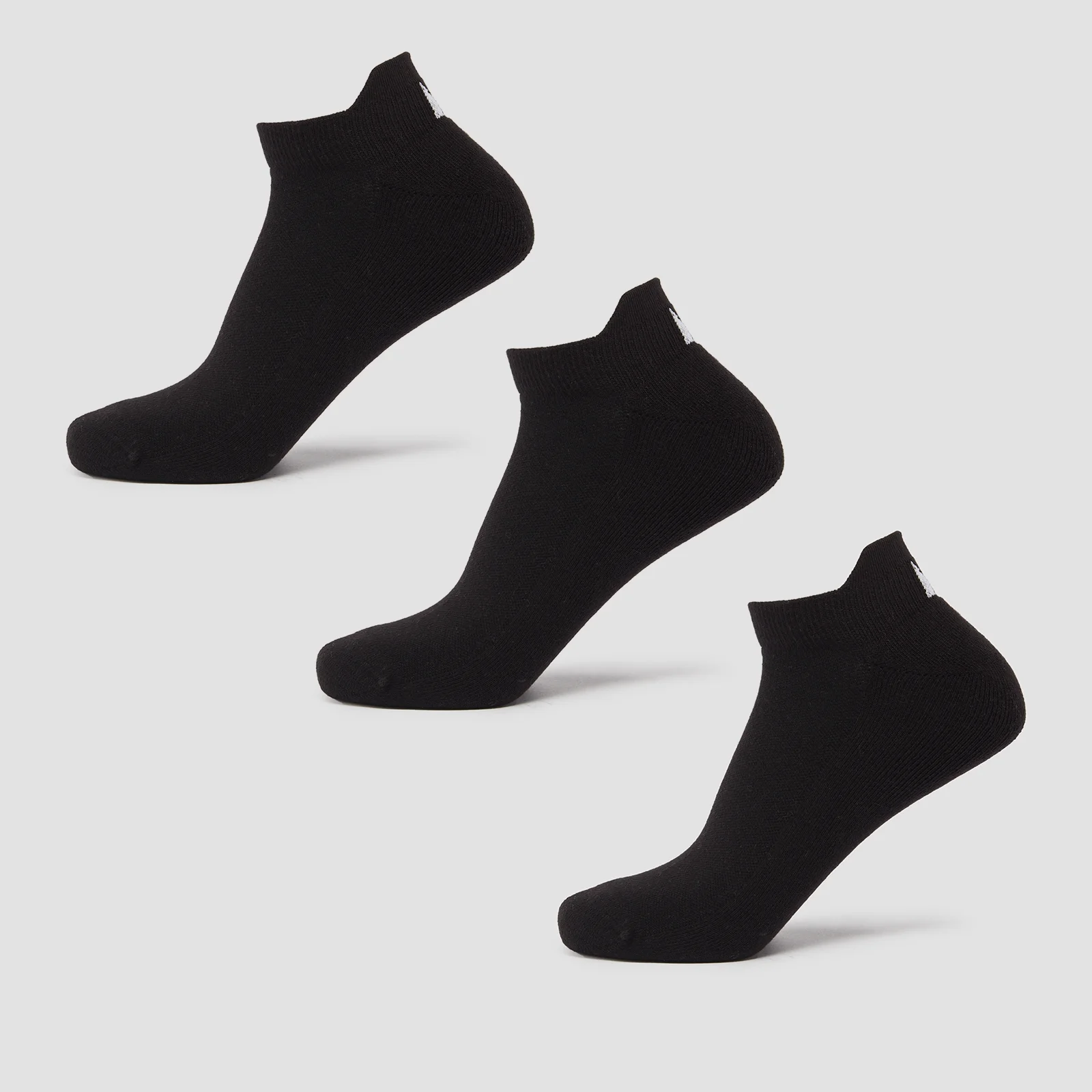 MP Unisex Trainer Socks (3 Pack) - Black - UK 2-5 Image 1