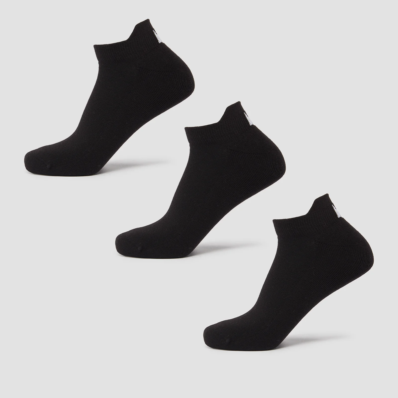 MP Unisex Trainer Socks (3 Pack) - Black - UK 9-11 Image 1