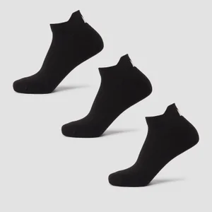 MP Unisex Trainer Socks (3 Pack) - Black - Size UK 9-11