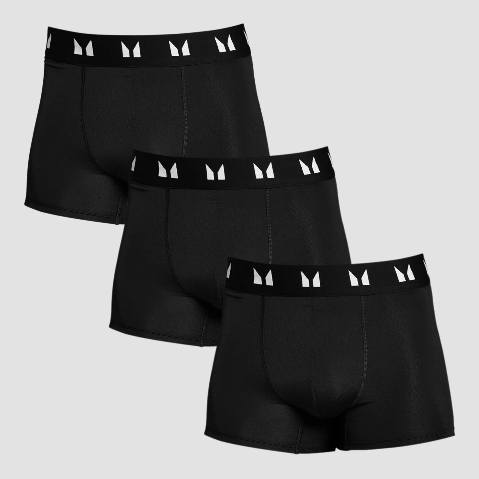 MP Men's Technical Boxers (3 Pack) - Black - XXXL Image 1