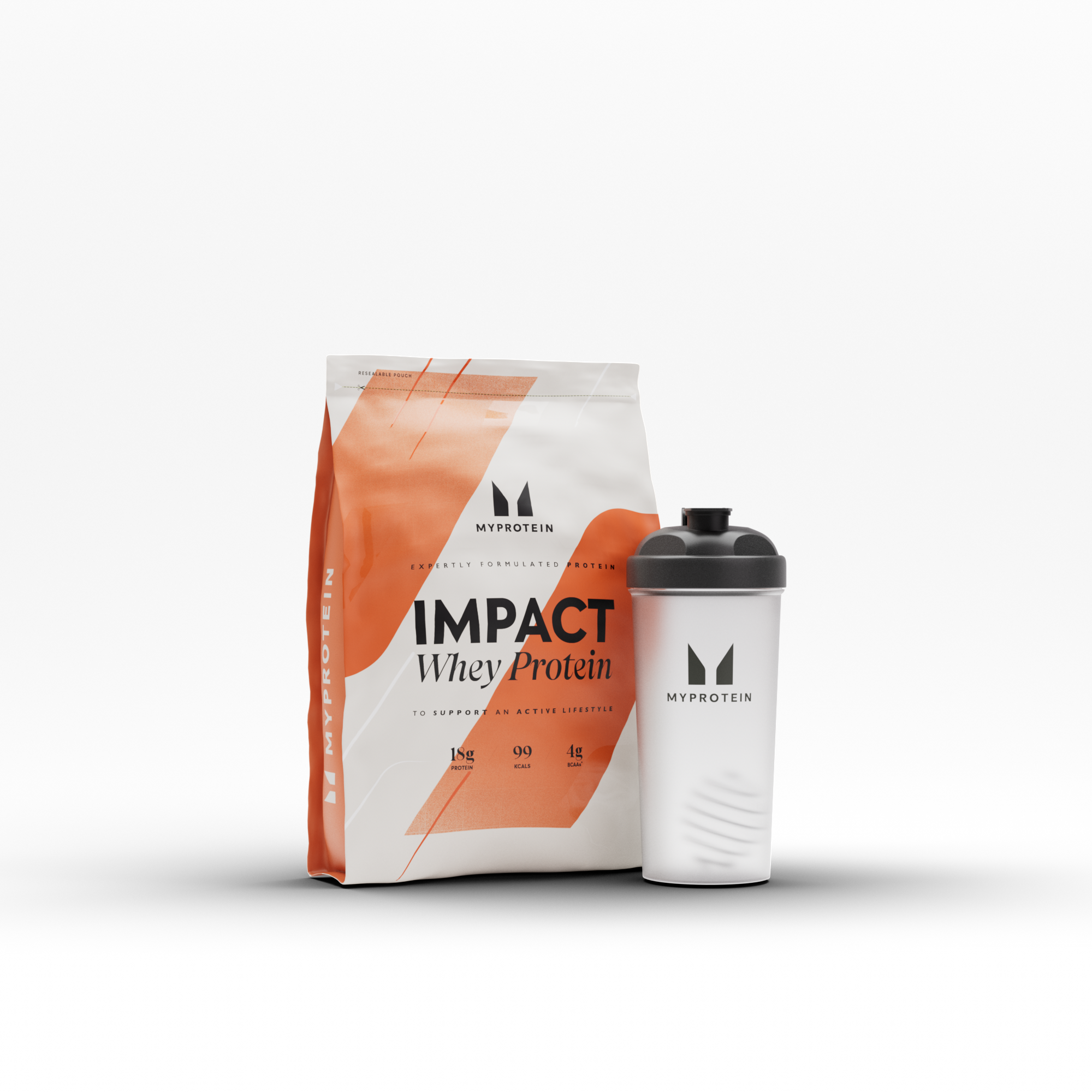 Impact Protein Bundle - 1kg - Shaker - Vanilla Image 1