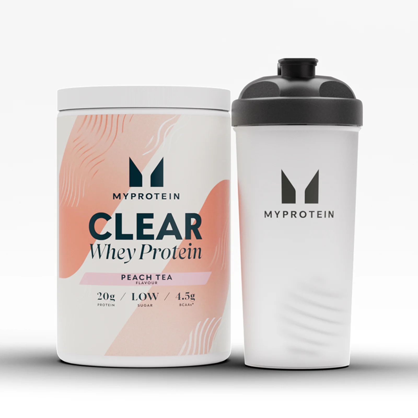 Clear Protein Bundle - Shaker - Peach Tea Image 1