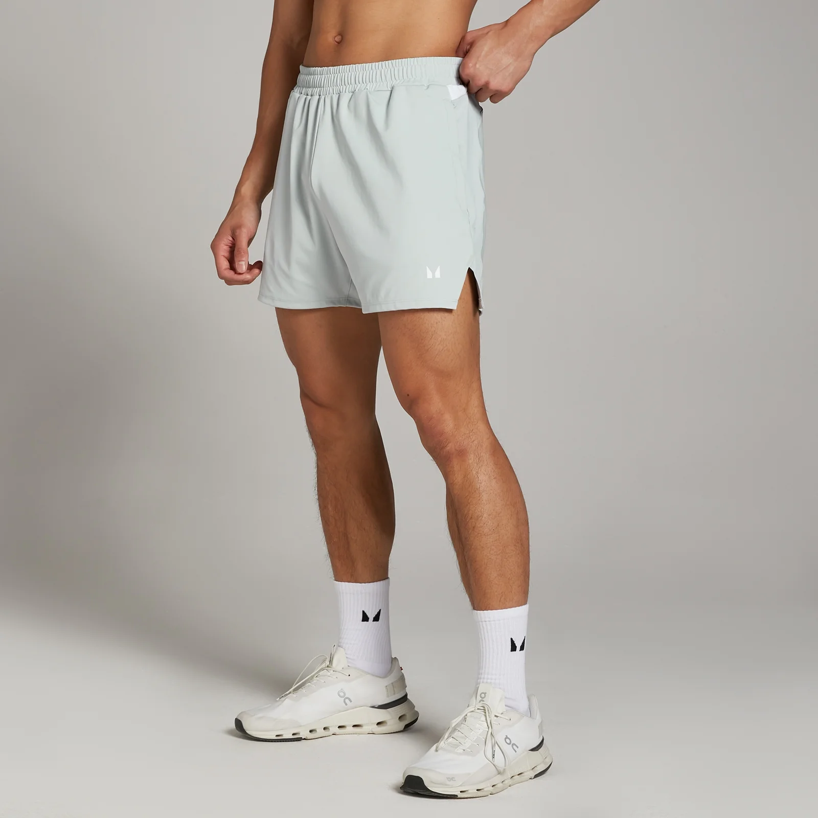 MP Men's Tempo Panel 5" Shorts - Pale Blue - XL Image 1