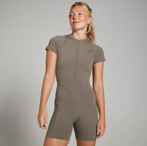 MP Women's Tempo Piping Short All In One - Espresso - Size M