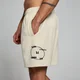 MP Men's Tracking Graphic Sweatshorts - Natural
