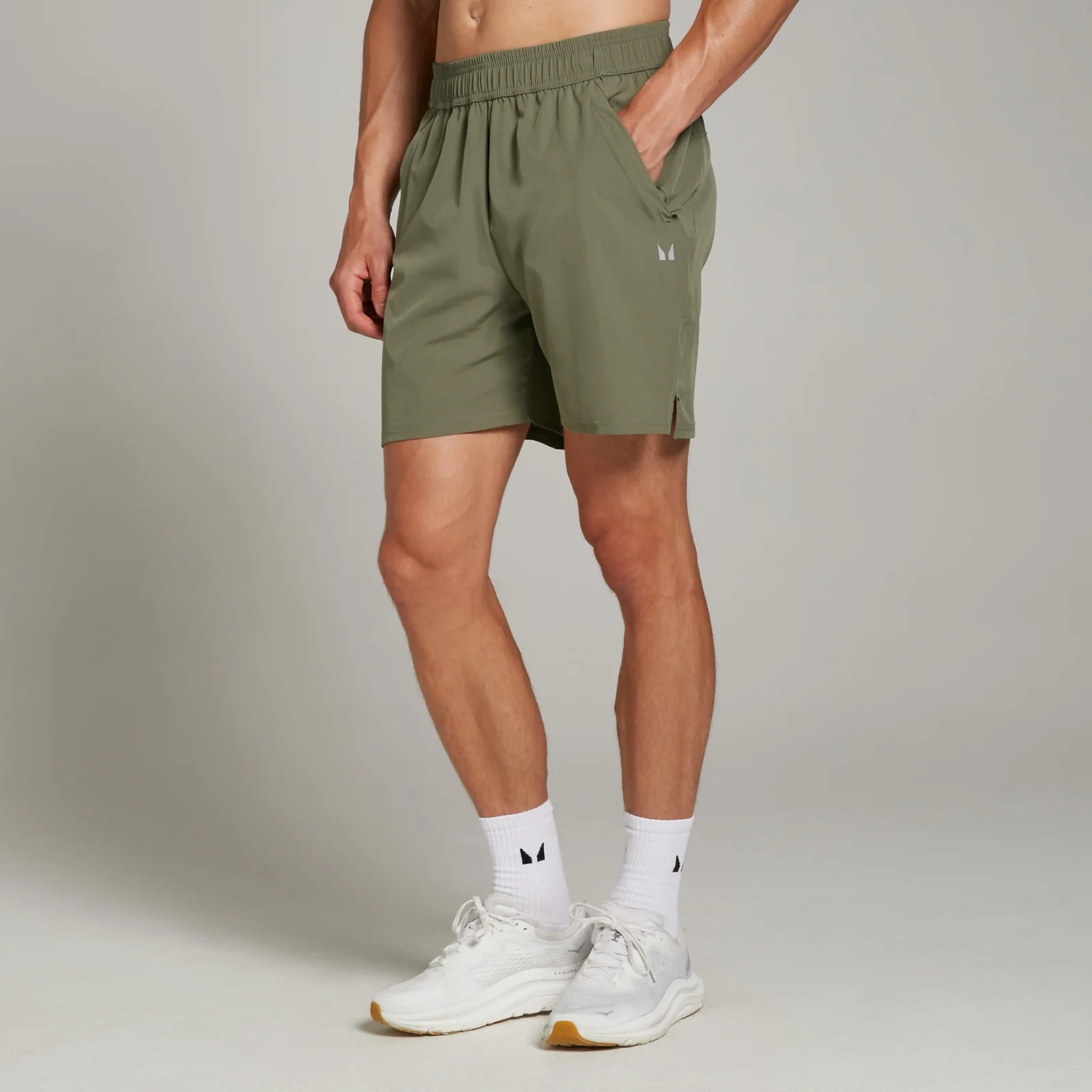 MP Men's Velocity Tracking Graphic 5" Shorts - Dusty Olive - XS Image 1