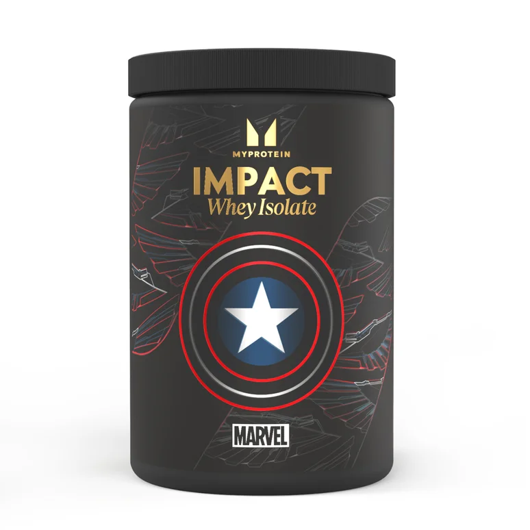 Myprotein, Impact Whey Isolate, Limited Edition Marvel, Captain America, 600g (WE)