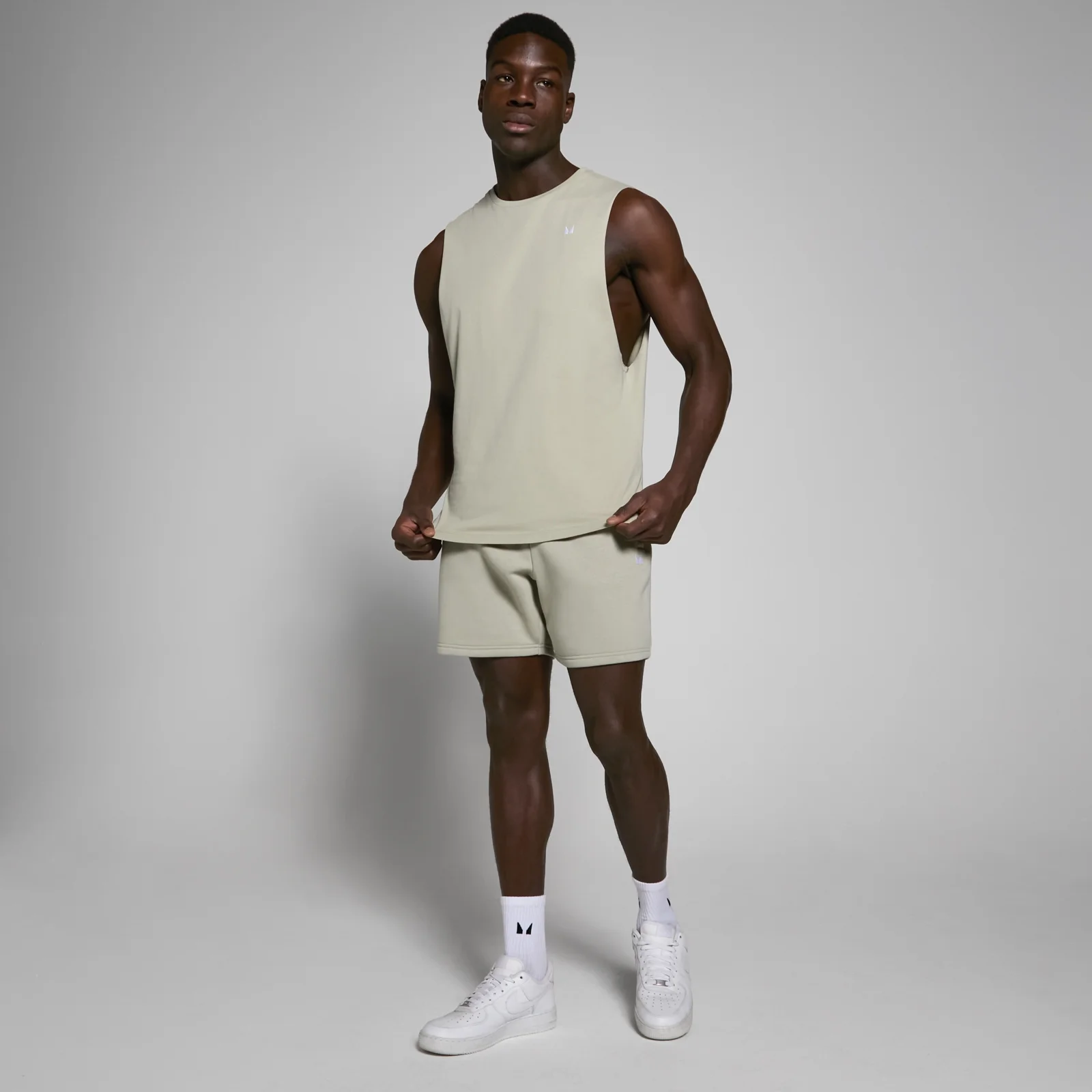 MP Men's Rest Day Drop Armhole Tank - Stone - S Image 3