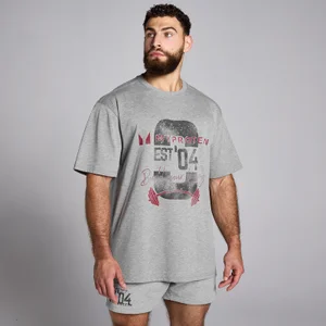 MP Origin Graphic T-Shirt - Grey Marl - Size XXS-XS