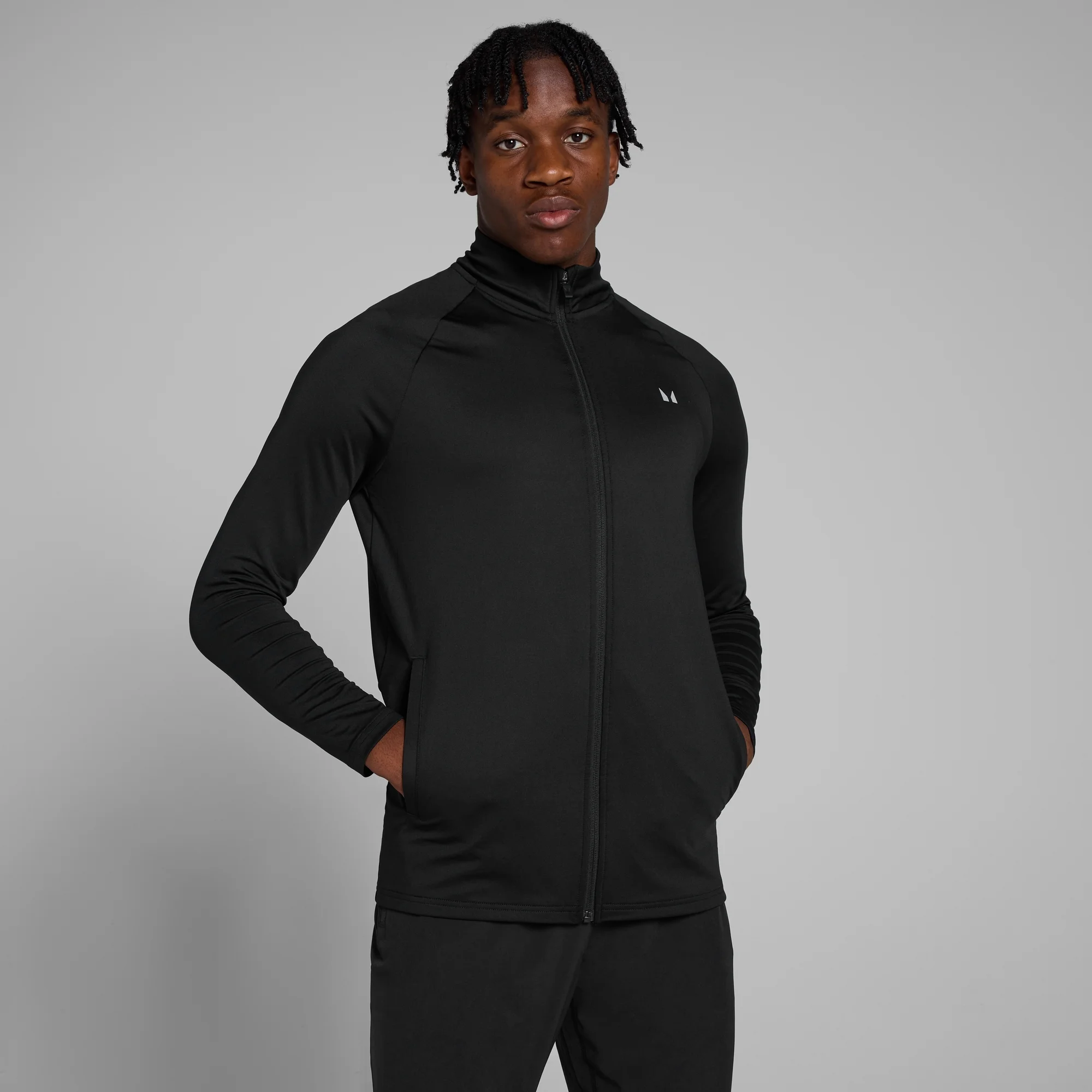 MP Men's Training Full Zip Track Top - Black - XL Image 1