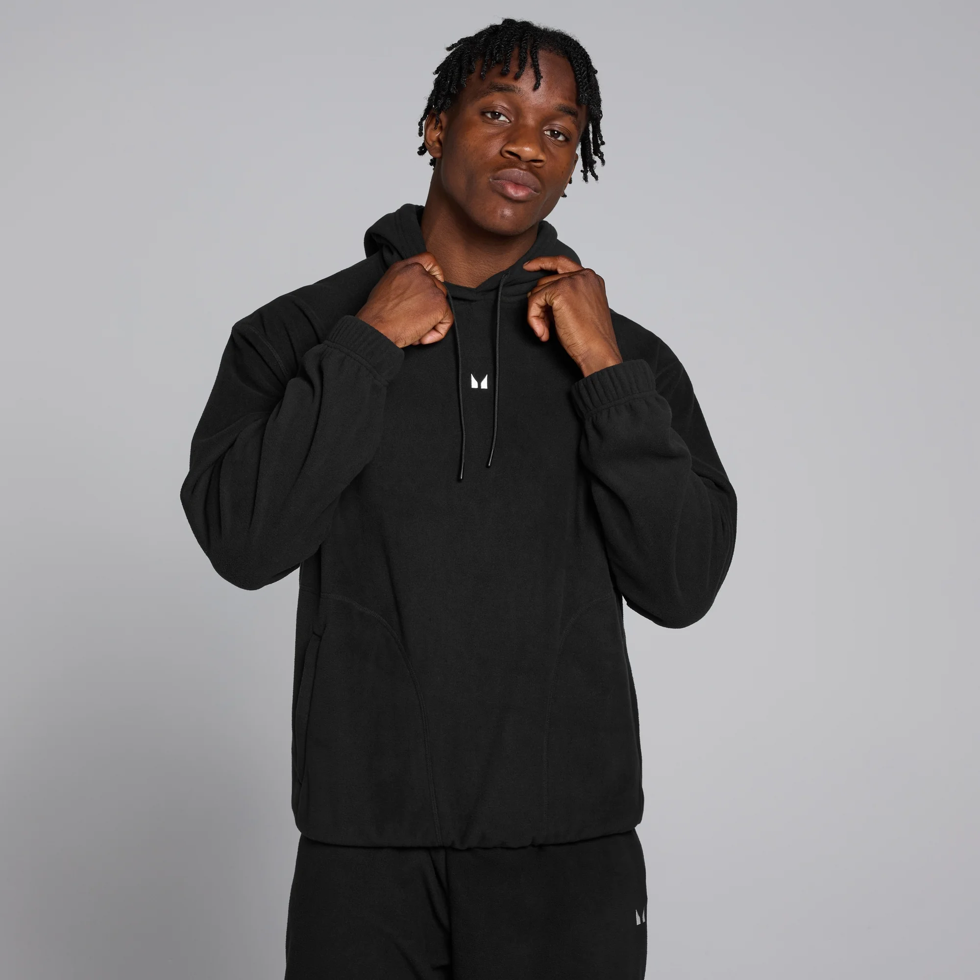 MP Men's Overhead Fleece - Black - M Image 1