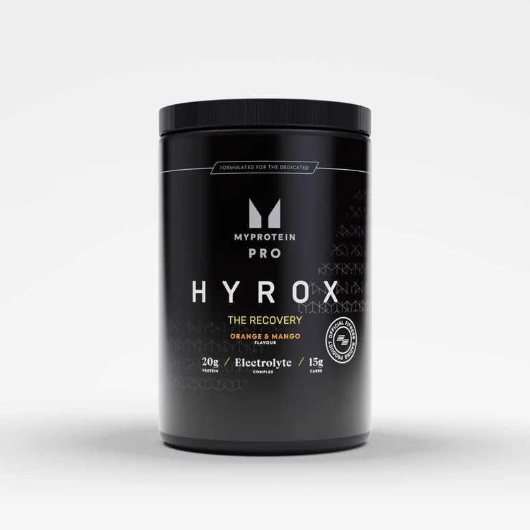 THE Recovery x HYROX | Protein, Carbohydrate & Electrolyte Powder - 16servings - Orange and Mango
