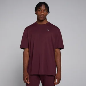 MP Men's Rest Day Oversized T-Shirt - Deep Berry - Size S