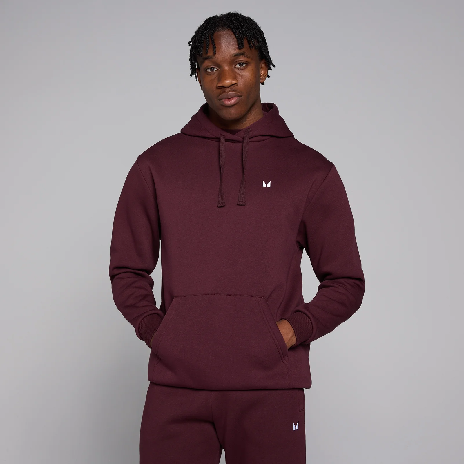MP Men's Rest Day Hoodie - Deep Berry - L Image 1