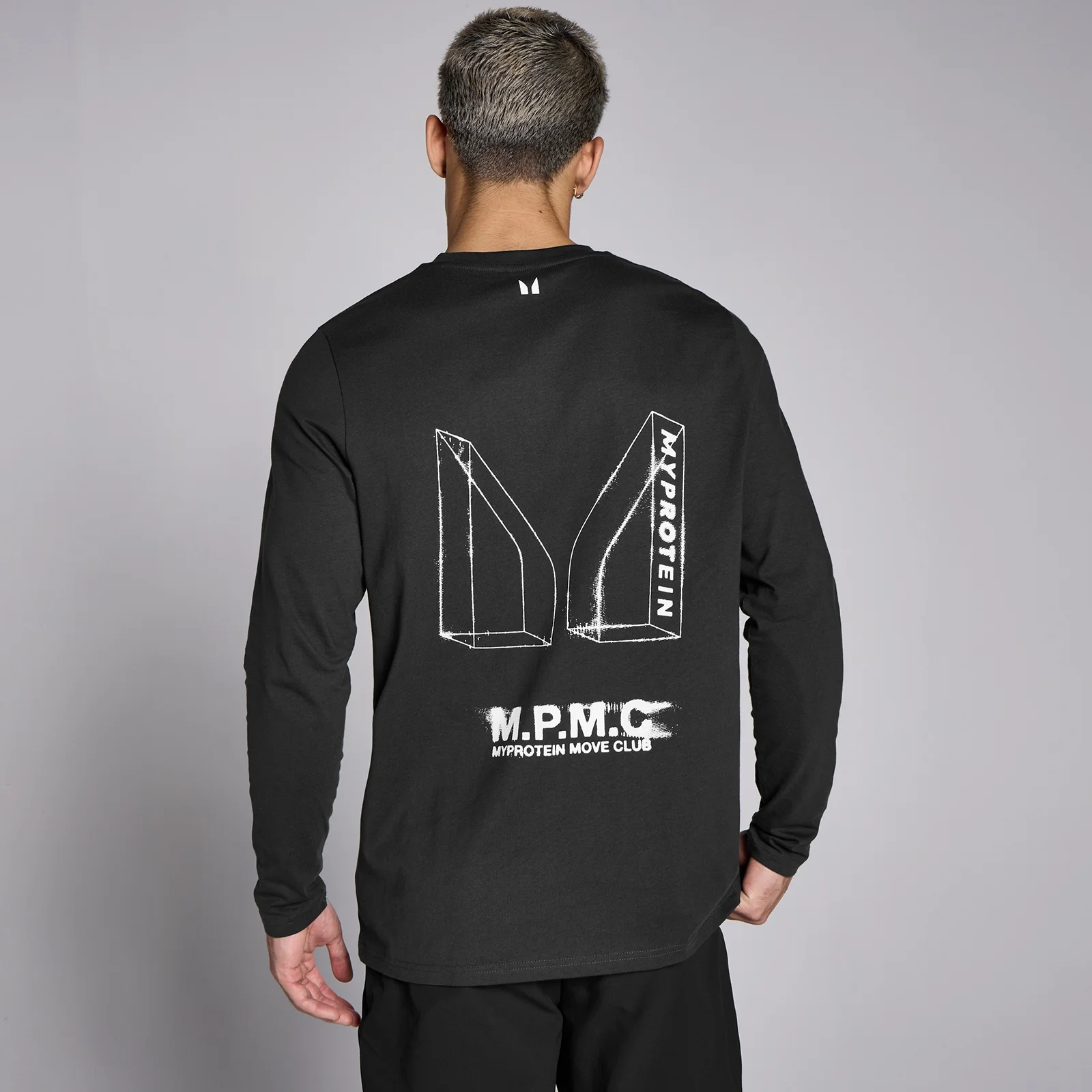 MP Men's Long Sleeve Top - Washed Black - S Image 1