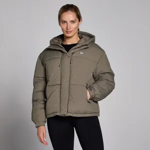 MP Women's Short Padded Puffer Jacket - Espresso - Size XS