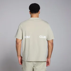 MP Men's Tempo Graphic Oversized T-Shirt - Salt Grey - Size S