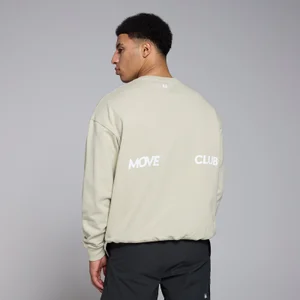 MP Men's Tempo Oversized Graphic Sweatshirt - Salt Grey - Size XXL