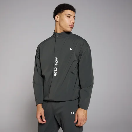 MP Men's Tempo Graphic Nylon Jacket - Washed Black