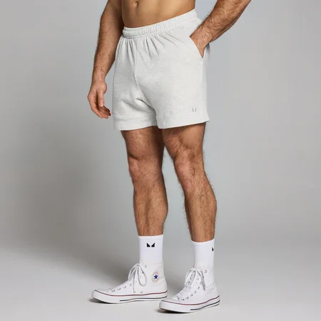 MP Men's Origin Washed Graphic Sweatshorts - Grey Marl