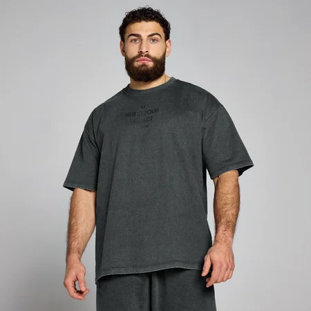 MP Origin Washed Graphic T-Shirt - Washed Black