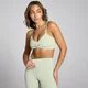 MP Women's Tempo Sculpt Twist Front Sports Bra - Mineral Green