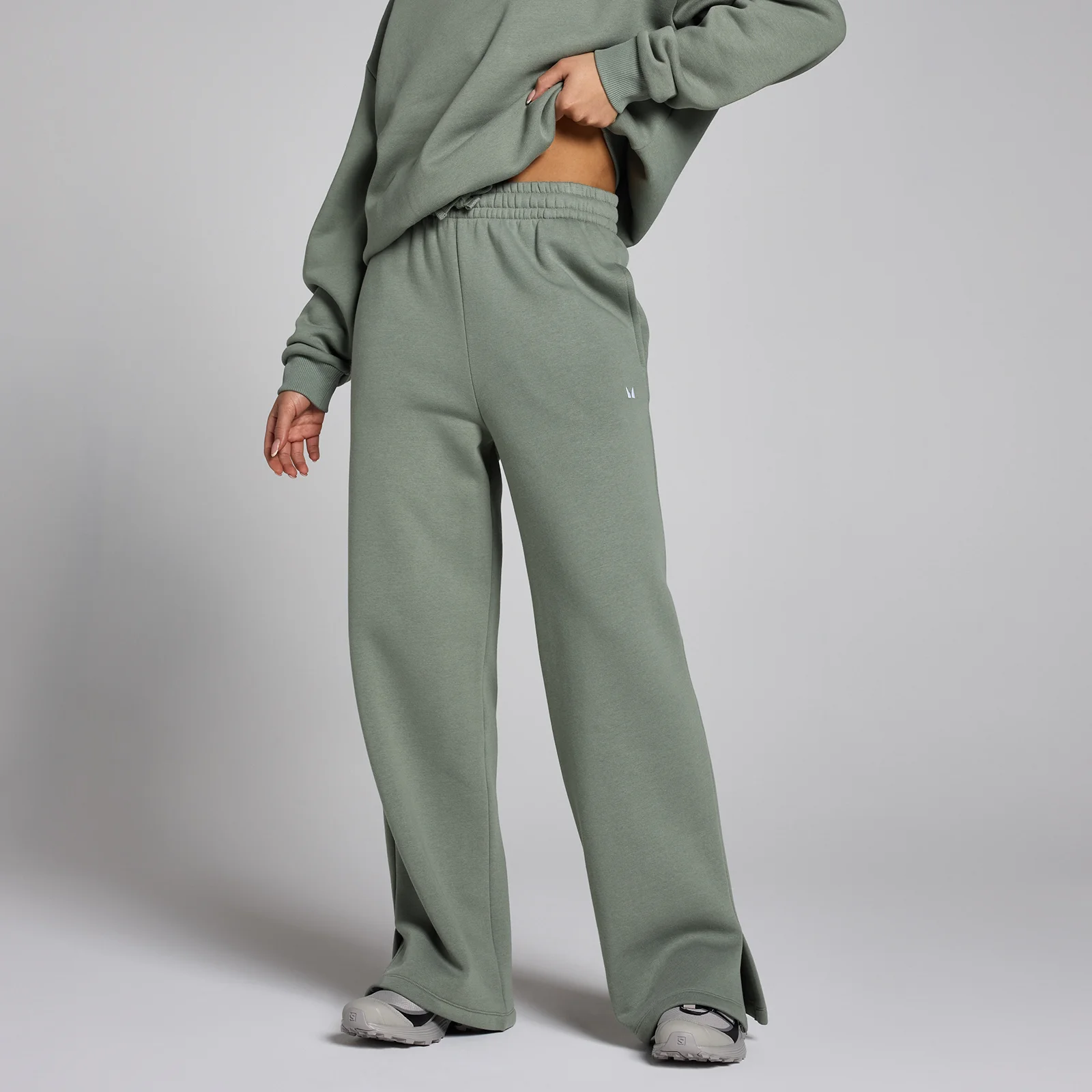 MP Women's Basics Straight Leg Joggers - Moss Green - S Image 1