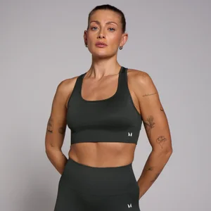 MP Women's Shape Seamless Sports Bra - Dark Shadow - Size XL