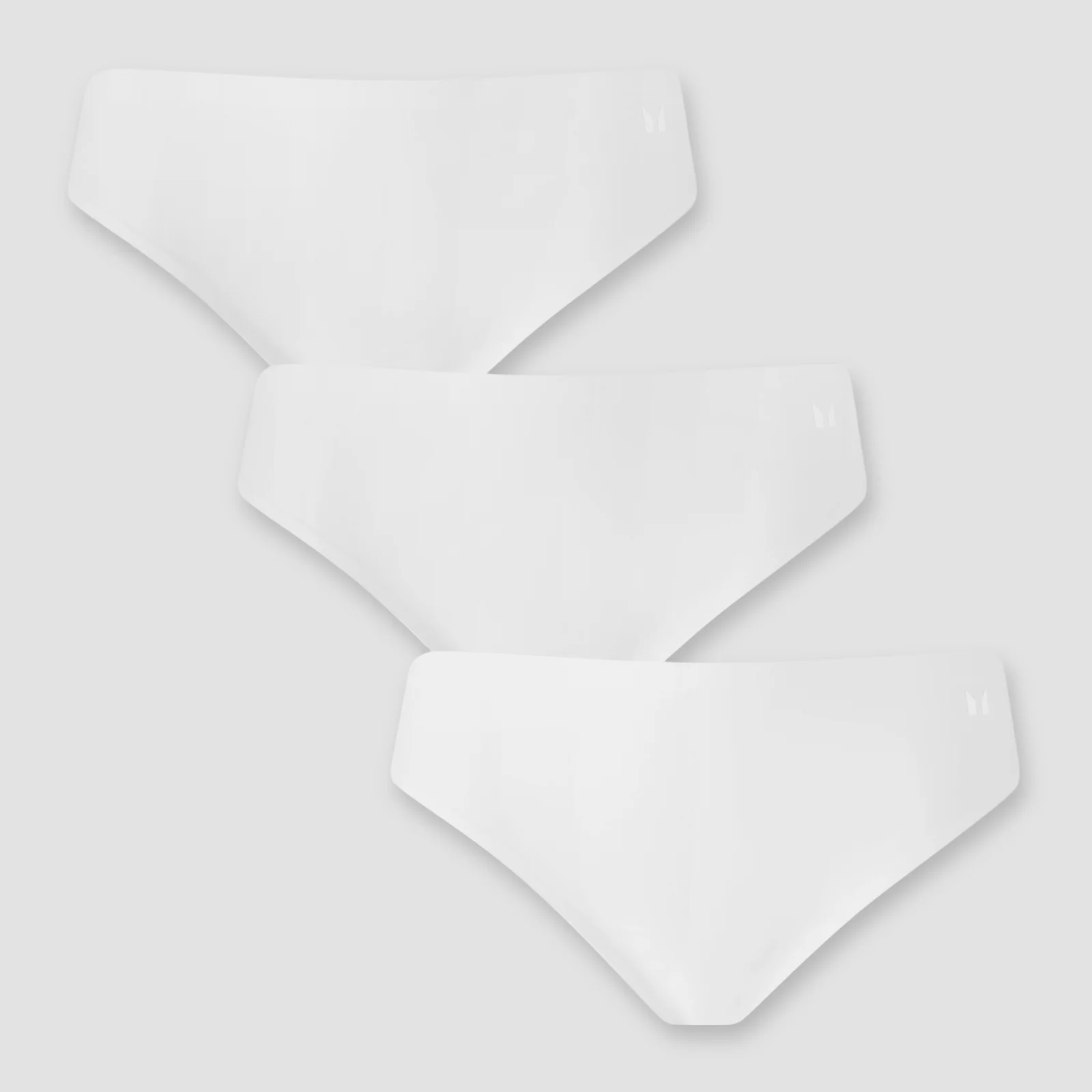 MP Women's Mid Rise No VPL Bikini Brief (3 Pack) - White - M Image 1