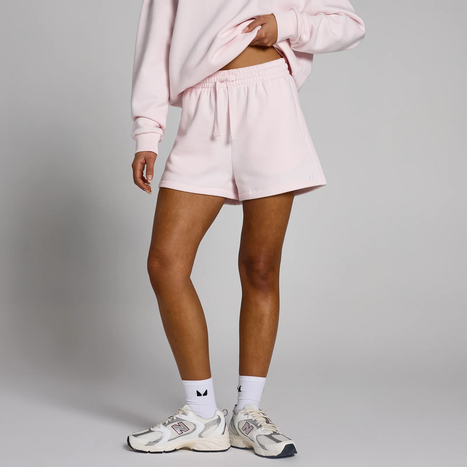MP Women's Basics Sweatshorts - Baby Pink - XL Image 1