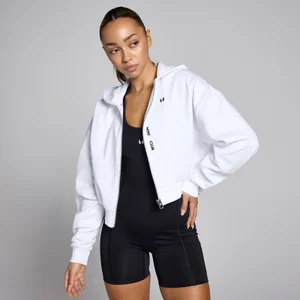 MP Women's Tempo Zip Through Hoodie - White - Size XXL