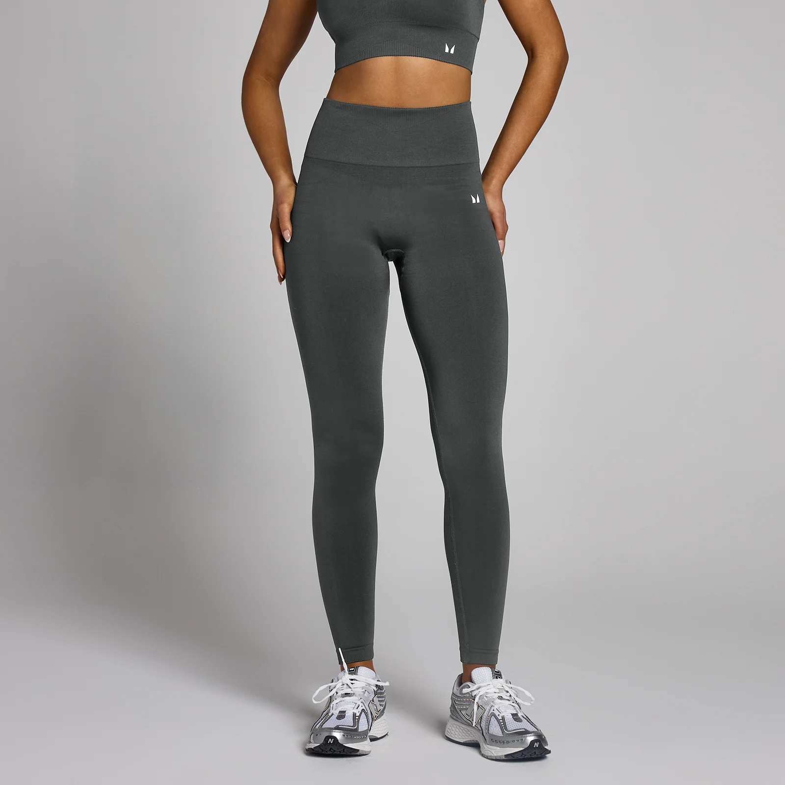 MP Women's Tempo Seamless Leggings - Night Grey - S Image 1