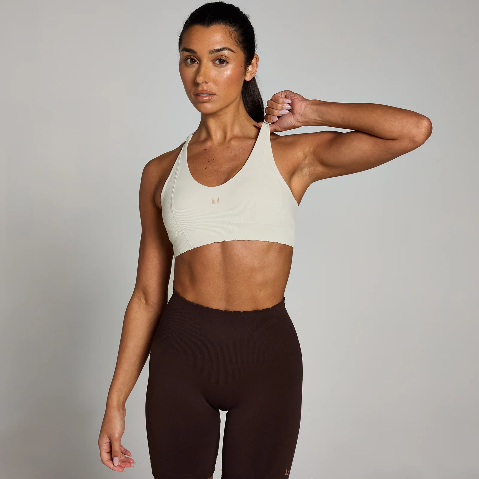 MP Women's Tempo Ultra Seamless Sports Bra - Mist - XS Image 1