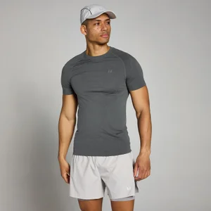 MP Men's Velocity Ultra Muscle Fit Seamless T-Shirt - Dark Grey - Size S