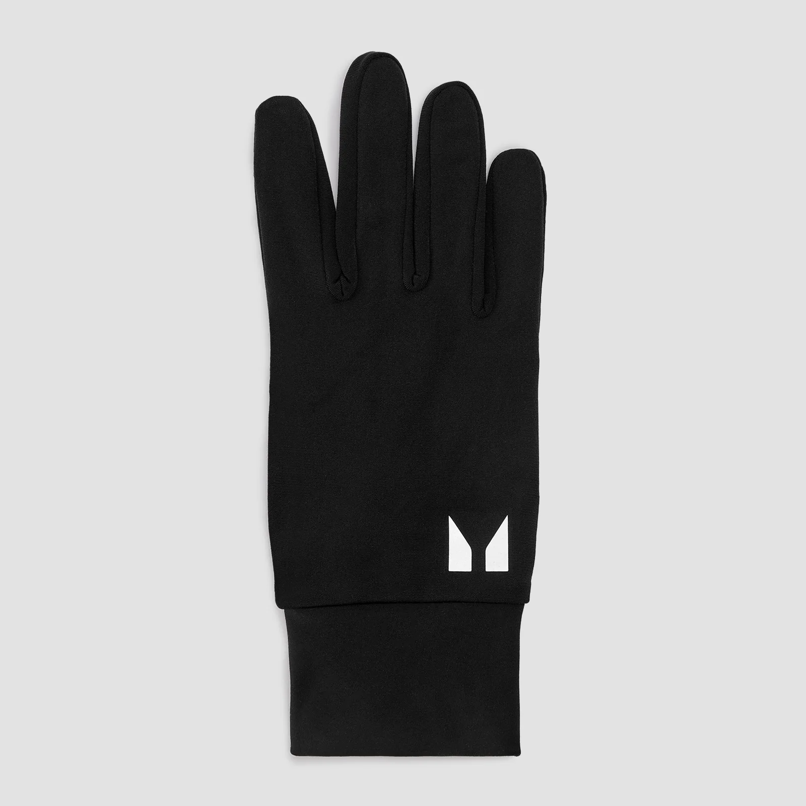 MP Reflective Running Gloves - Black - M - Black Image 1