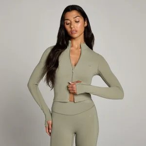 MP Women's Tempo Cropped Jacket - Brindle - Size XS