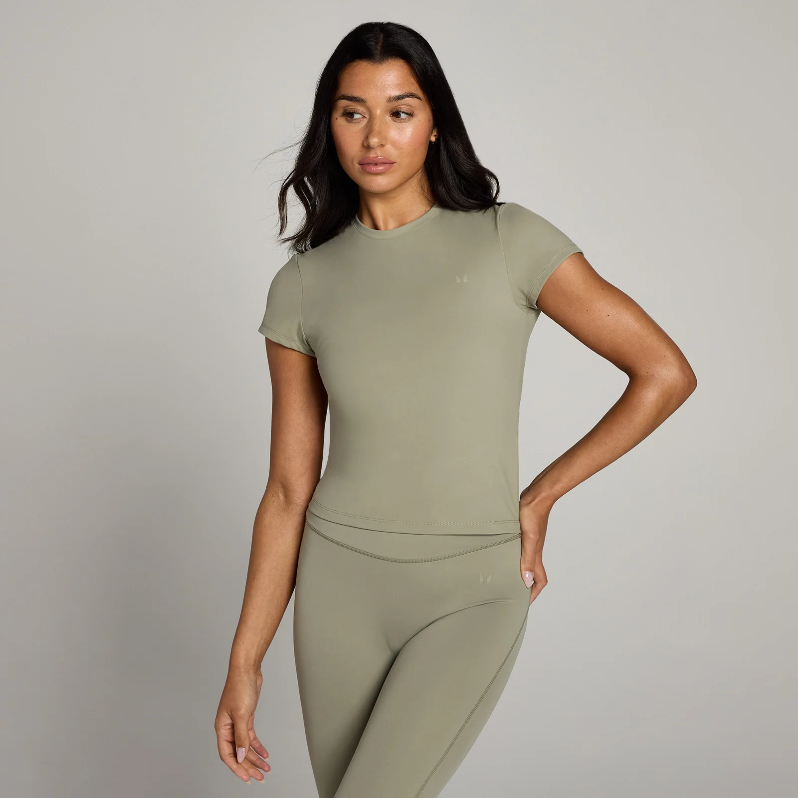 MP Women's Tempo Body Fit Short Sleeve T-Shirt - Brindle - L Image 1