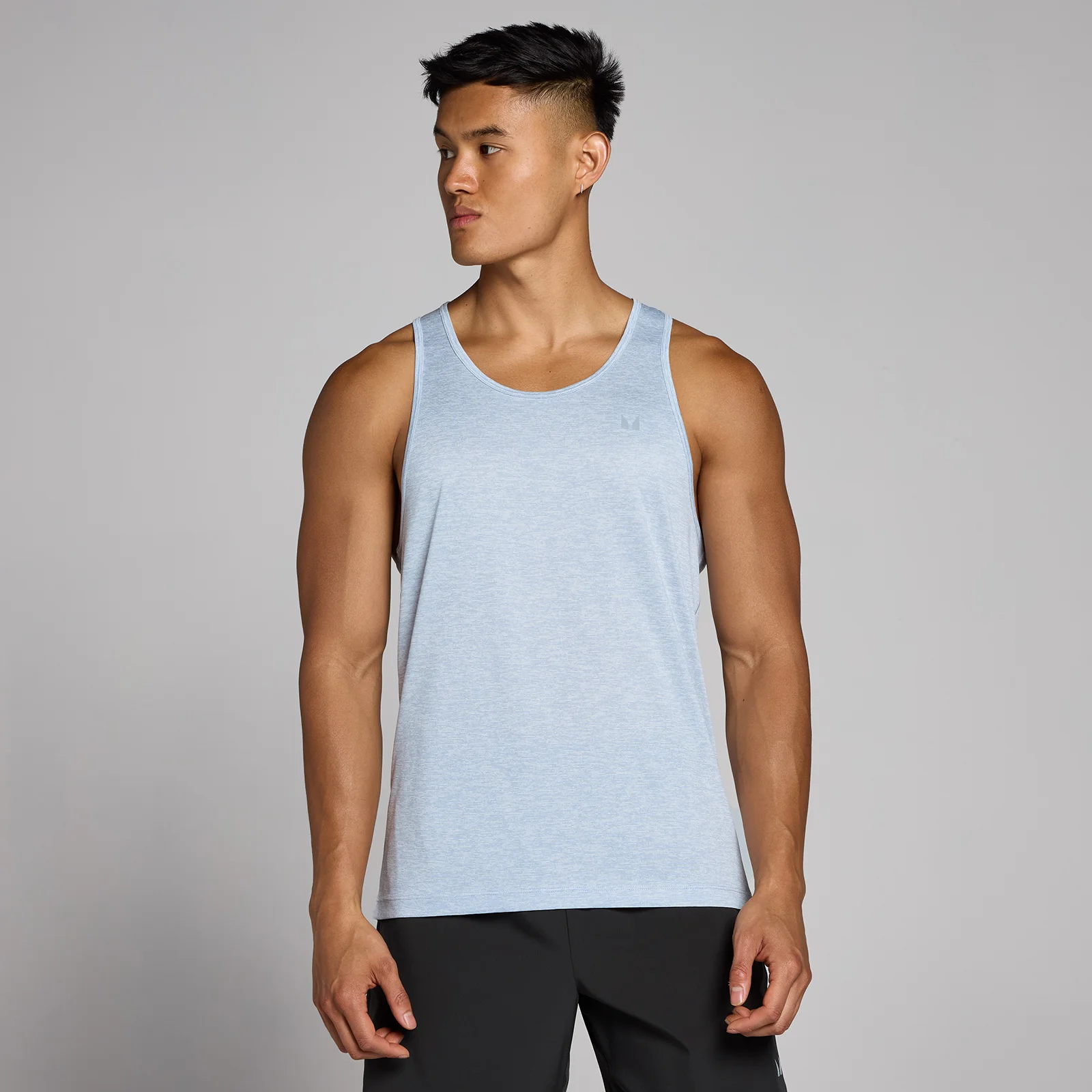 MP Men's Tempo Marl Vest - Ice Grey - S Image 1