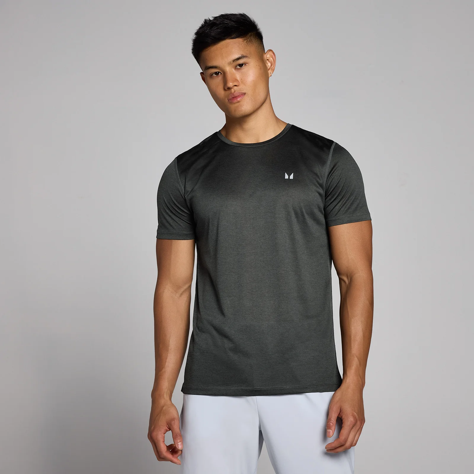 MP Men's Tempo Marl T-Shirt - Washed Black - M Image 1